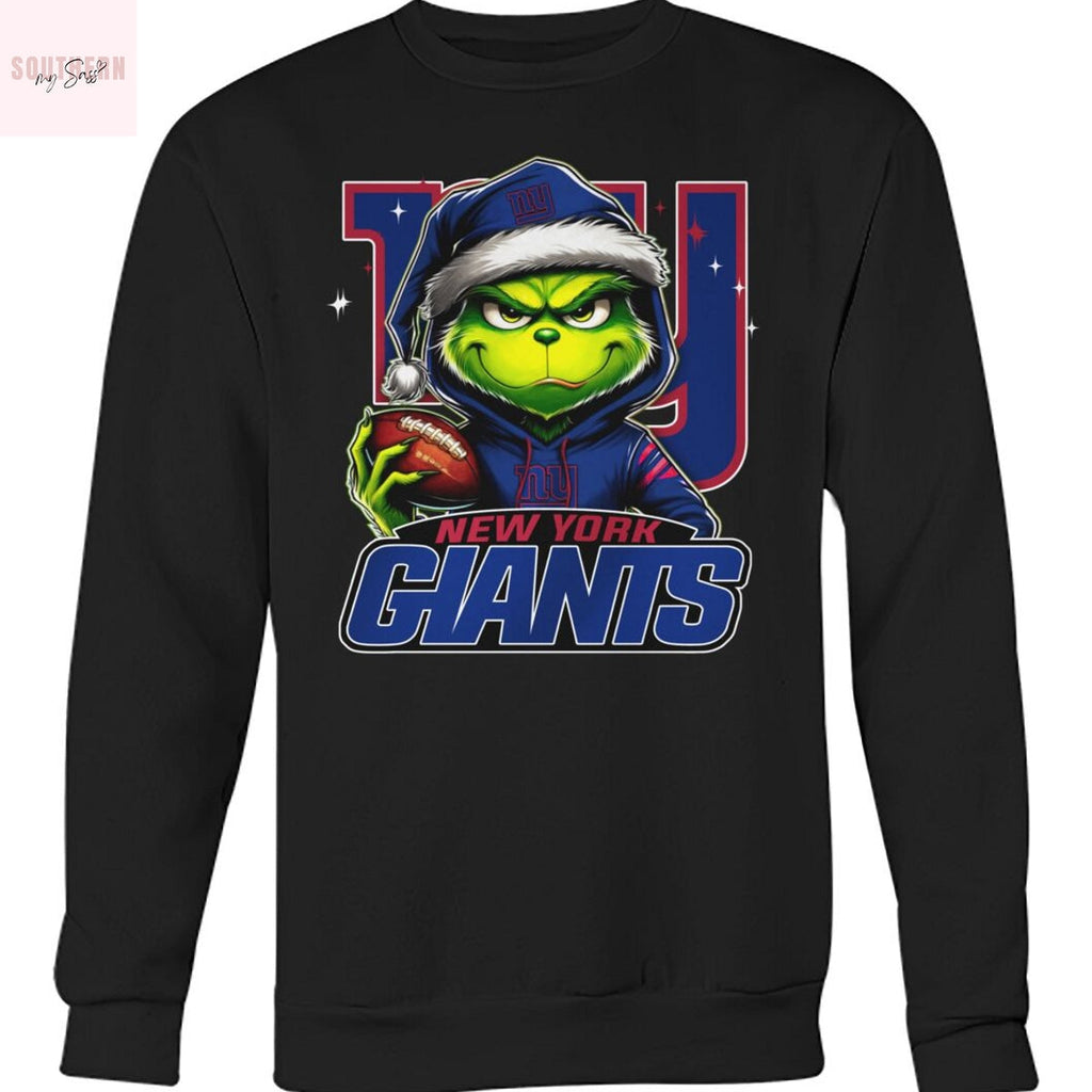 The Grinch Christmas x New York Giants Unsiex T-Shirt
