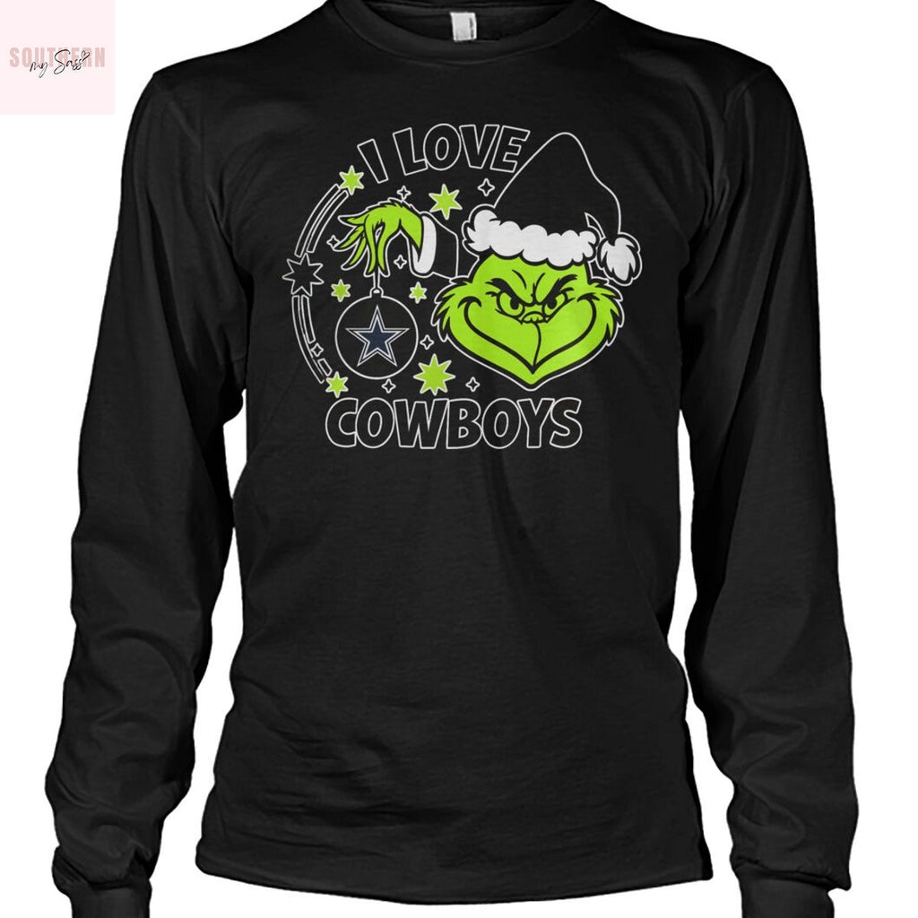 The Grinch I Love Dallas Cowboys Unisex T-Shirt
