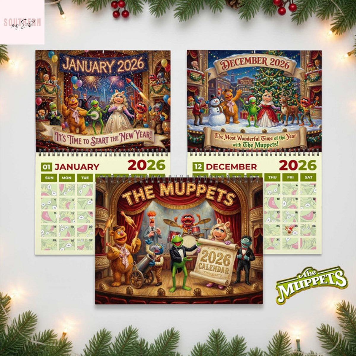 The Muppets 2026 Wall Calendar