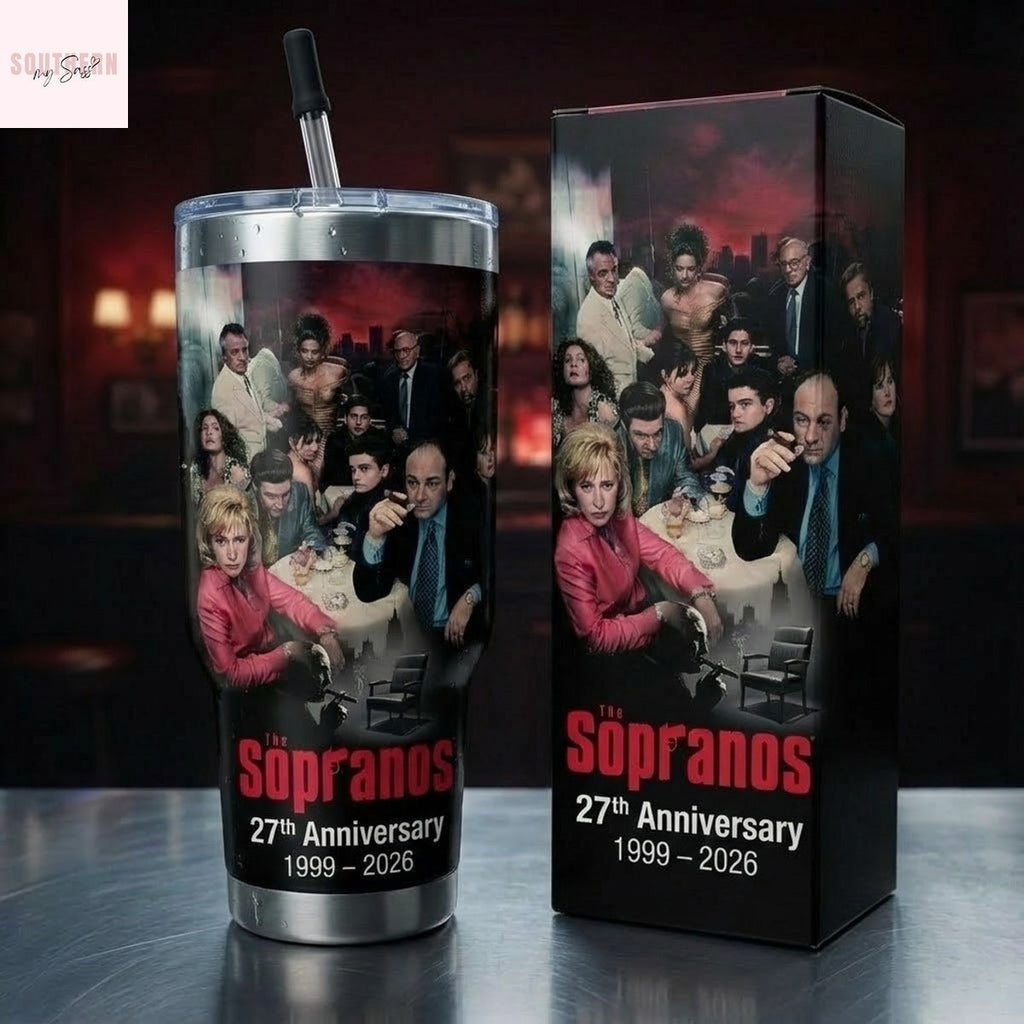 The Sopranos 27th Anniversary 1999-2026 Tumbler