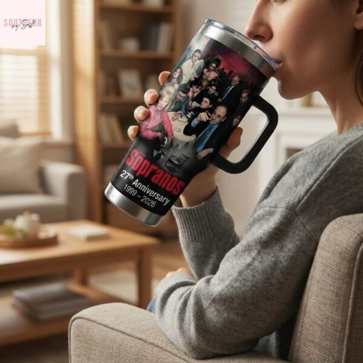 The Sopranos 27th Anniversary 1999-2026 Tumbler