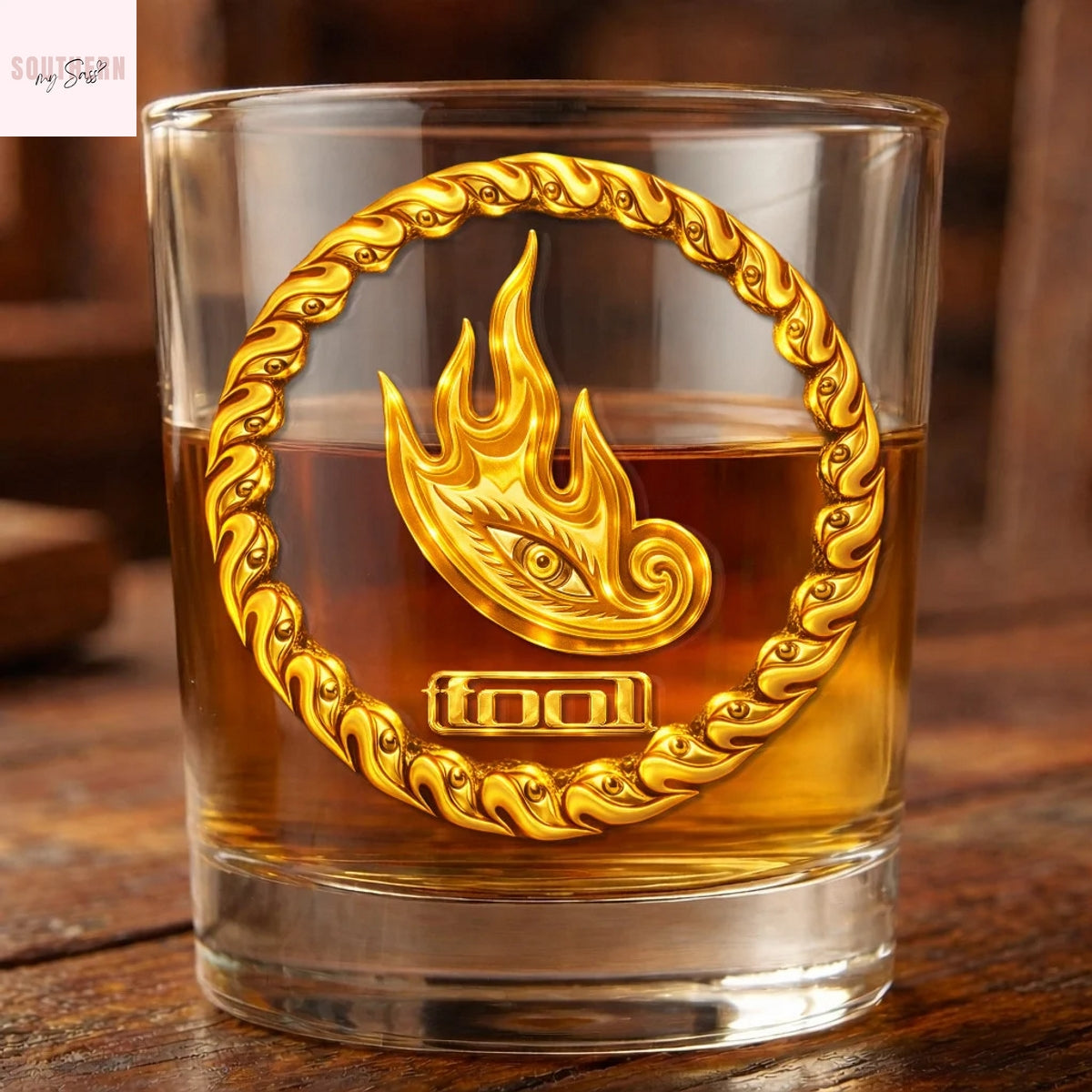 Tool Band Whiskey Glass