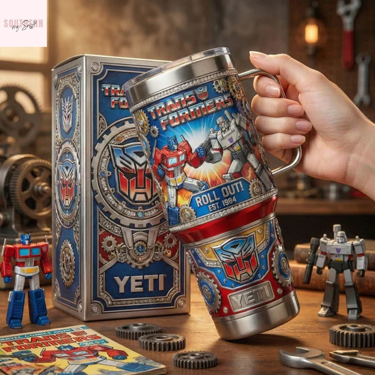 Transformers Roll Out Tumbler