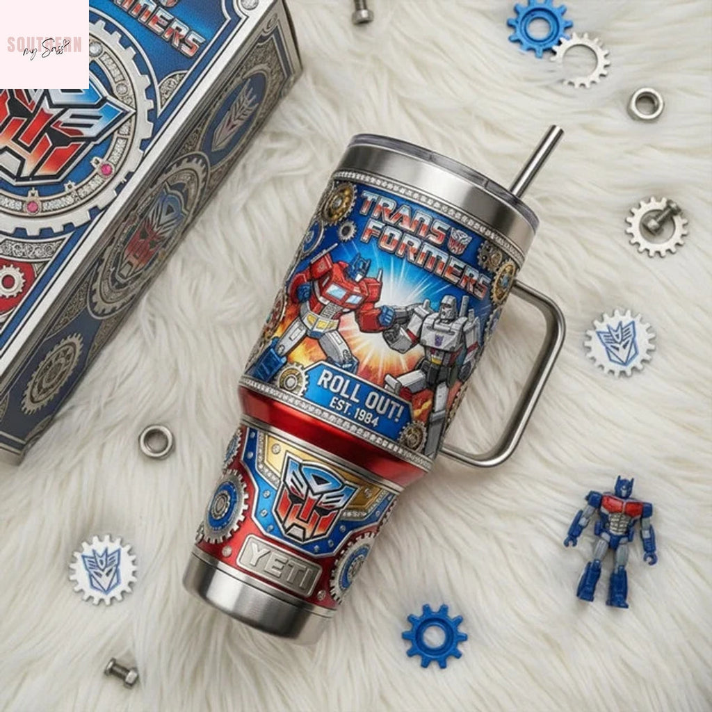 Transformers Roll Out Tumbler