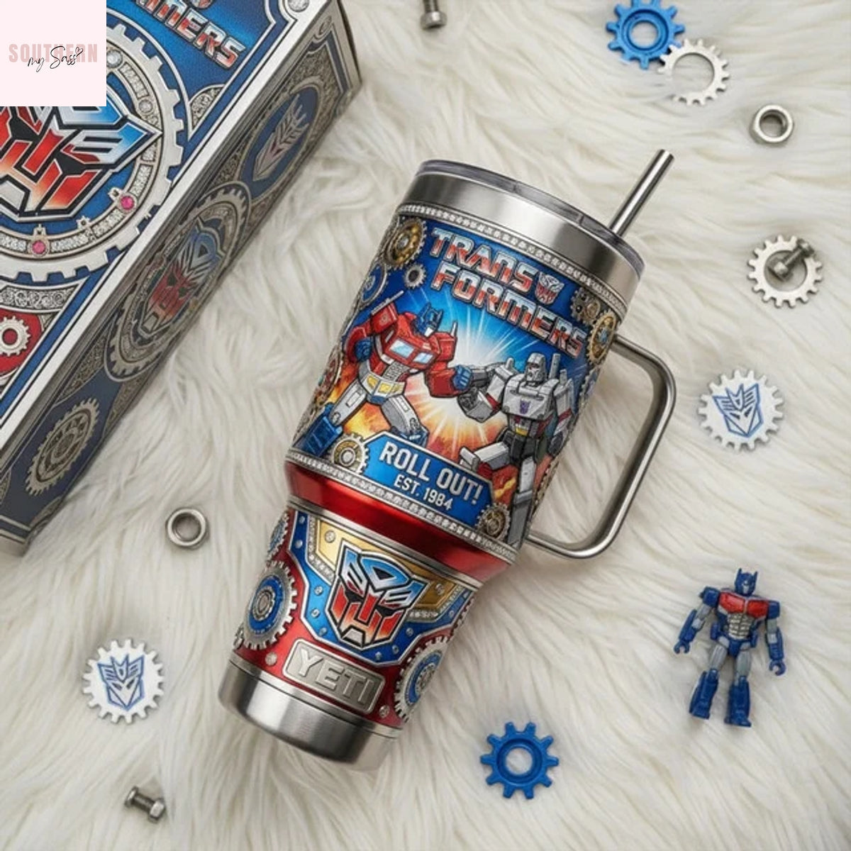 Transformers Roll Out Tumbler