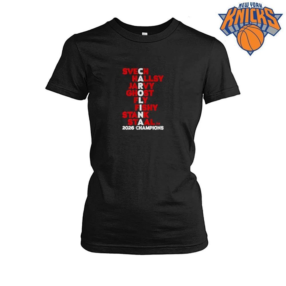 Carolina Hurricanes Champions Stanley Cup 2026 Players Acronym Name Stack Shirt