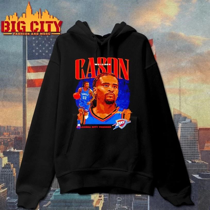 Cason Wallace Oklahoma City Thunder Dual signature Shirt