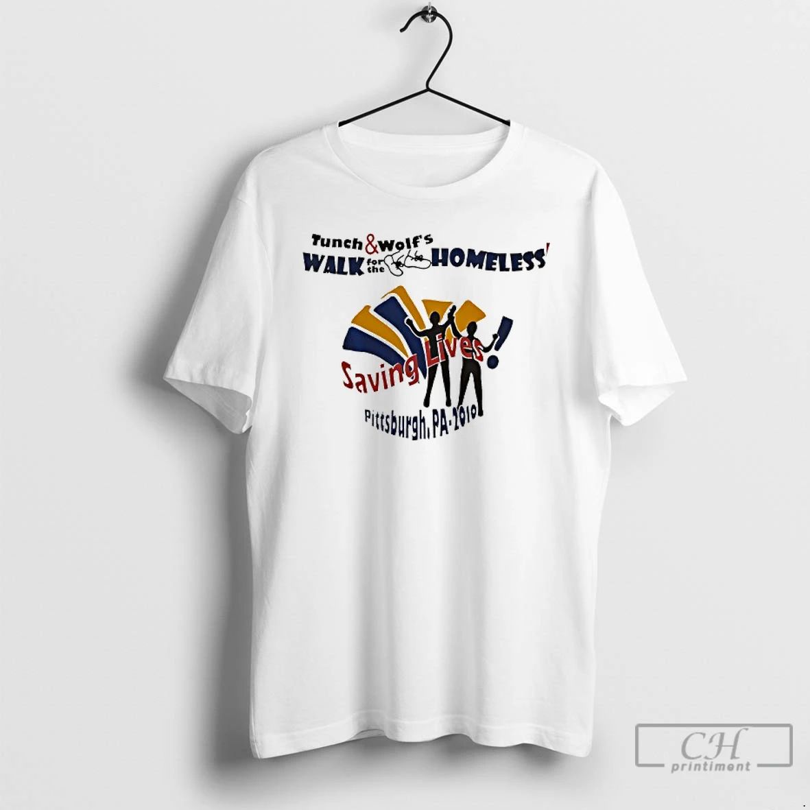 Premium Tunch And Wolfs Walk For The Homeless Saving Lives Pittsburgh Pa 2010 T Shirts