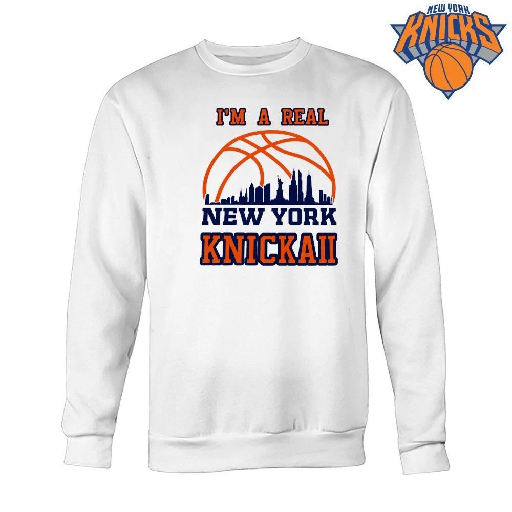 Im A Real New York Knick Basketball Skyline 2026 NBA Finals Shirt