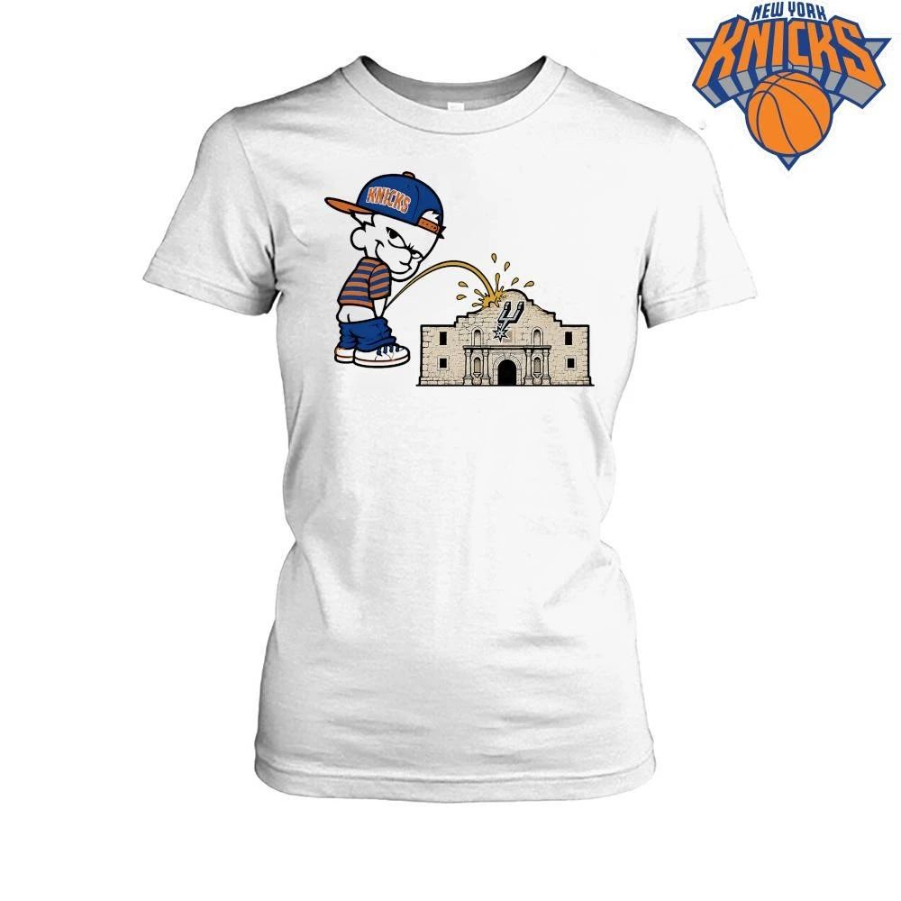 Peeing Knicks Boy San Antonio Spurs The Alamo NBA Finals 2026 Shirt