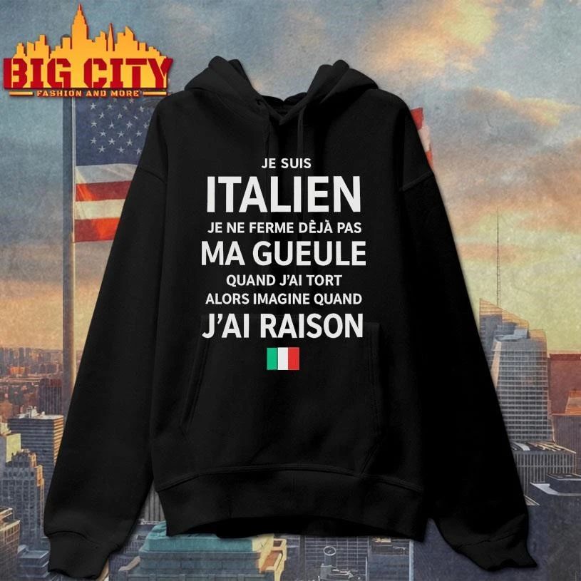 JE SUIS Italien Flag Shirt