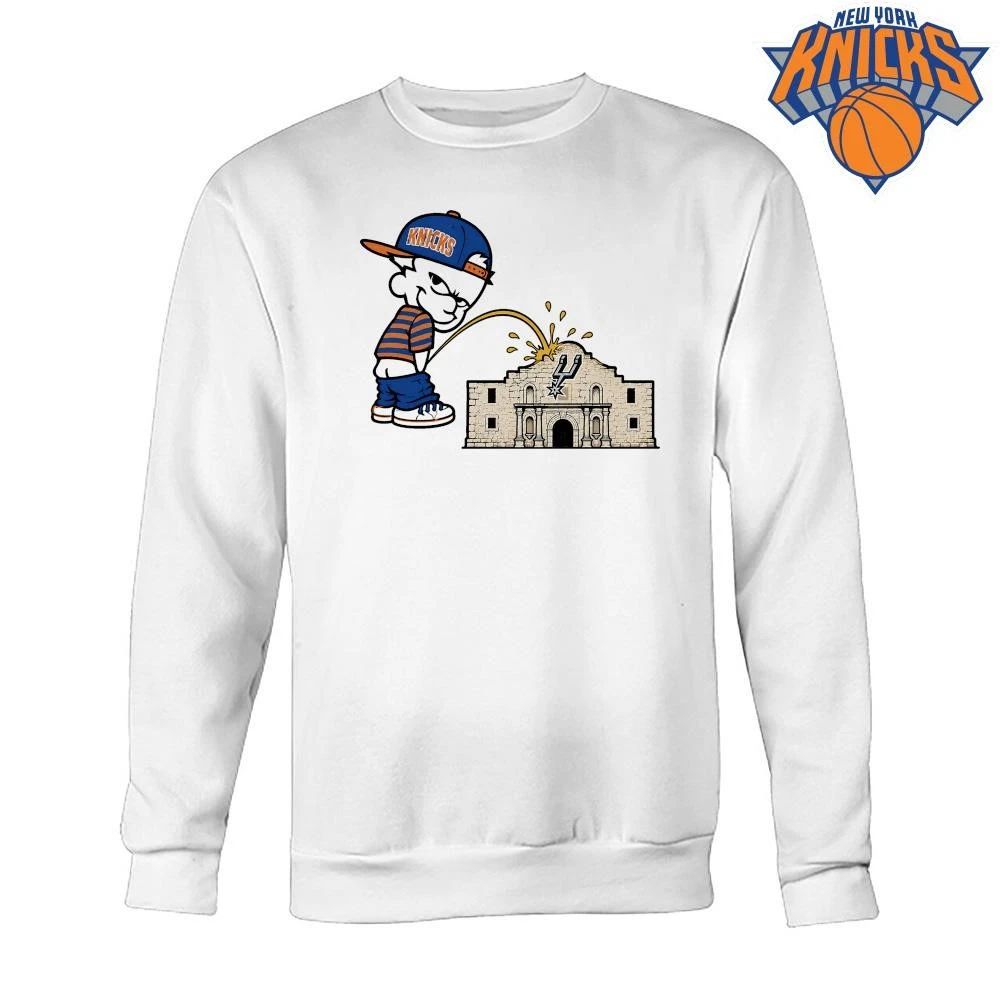 Peeing Knicks Boy San Antonio Spurs The Alamo NBA Finals 2026 Shirt