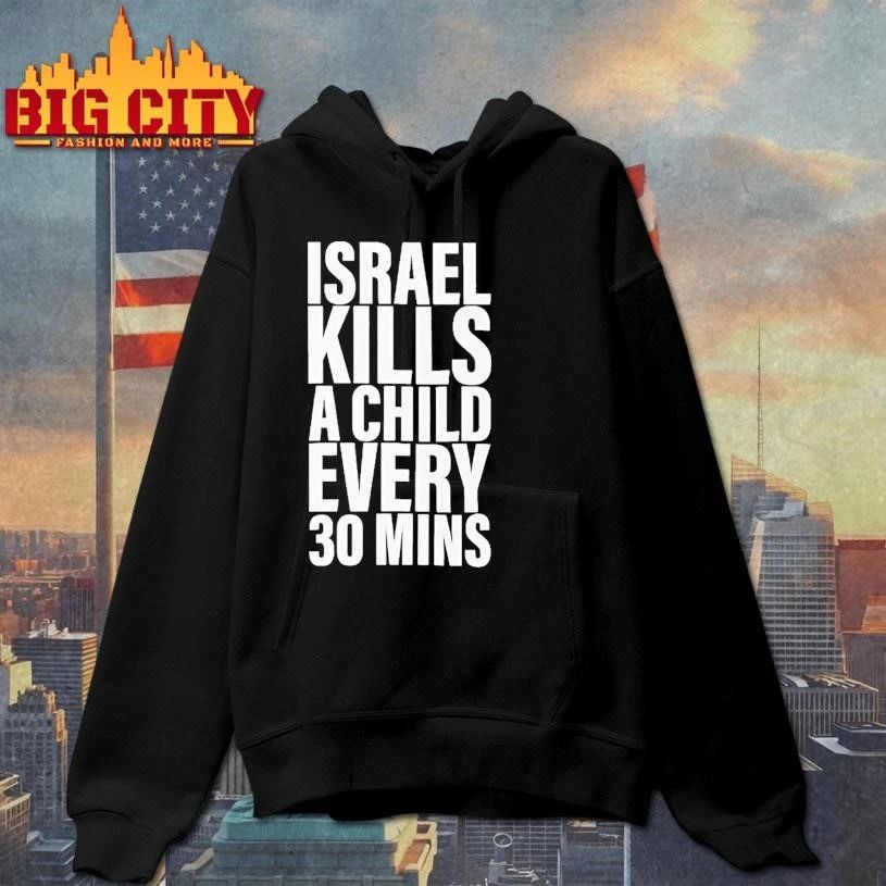 Israel Kills A Child Every 30 Mins Graphic Shirt
