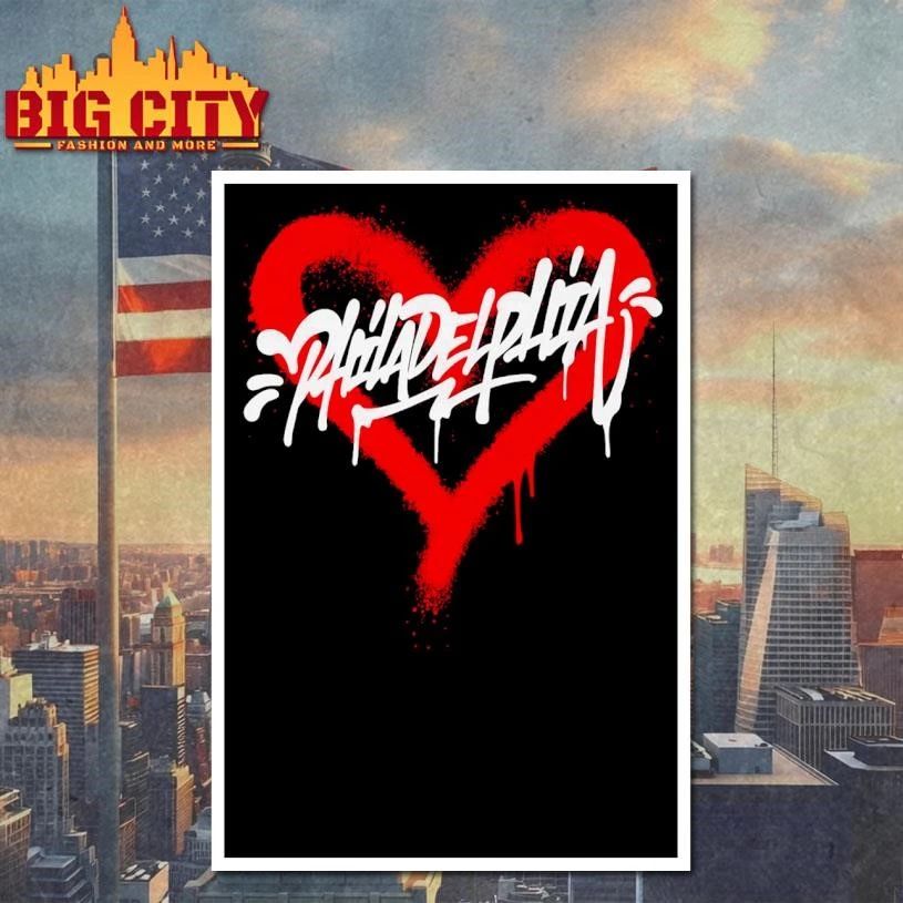Heart of Philadelphia Graphic Shirt