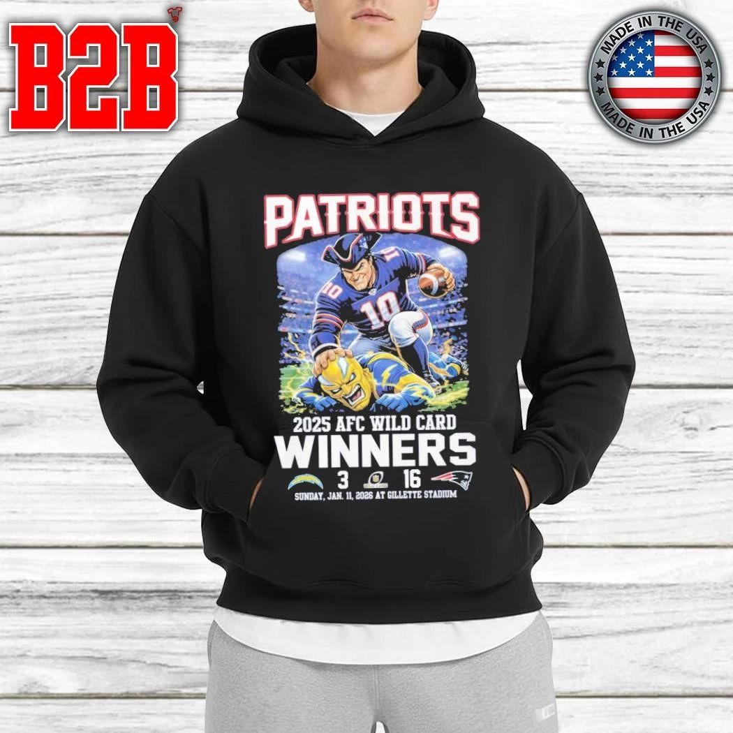 Patriots 2025 AFC Wild Card Winners Shirt