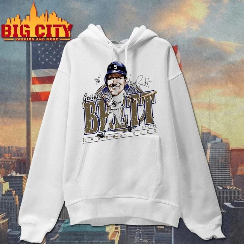 George Brett Kansas City Royals Bruce Stark signature shirt