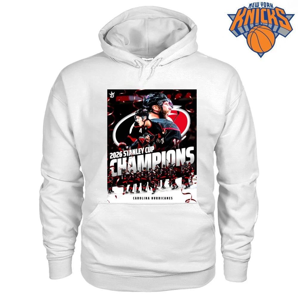 Carolina Hurricanes Stanley Cup Champions 2026 Roster Celebration T Shirt