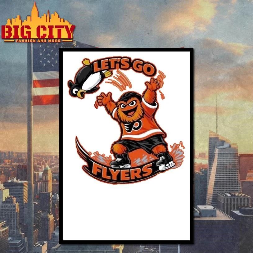 Philadelphia Flyers Gritty Mascot Throwdown Playoff 2026 Graphic Shirt