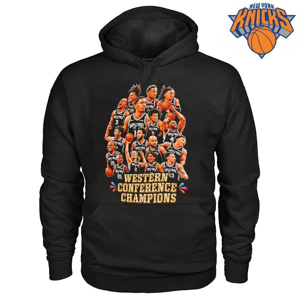 Spurs 2026 Western Conference Champions Shirt