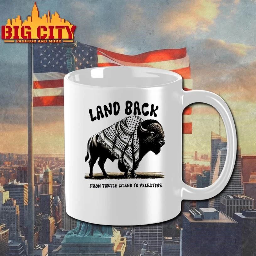Land Back From Turtle Island To Palestine graphic shirt