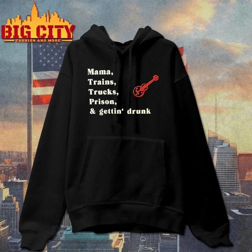 David Allan Coe Mamas, Trains, Trucks, Prison and Getting Drunk Memories Legend Shirt