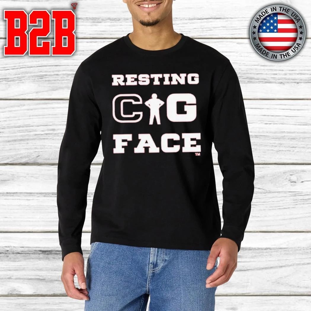 Aaron Matas Hoosiers Resting Cig Face Shirt