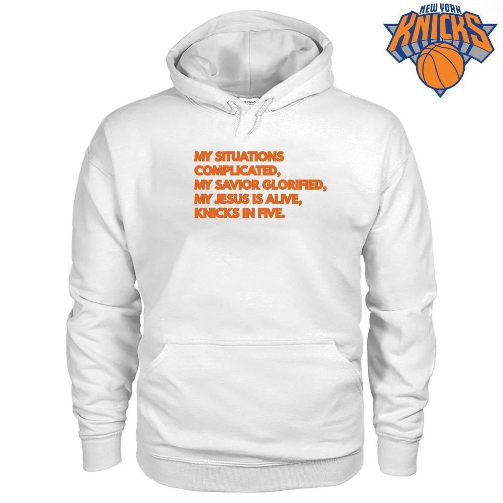 My Situation Complicated My Jesus Is Alive Knicks In Five NBA Finals 2026 Shirt