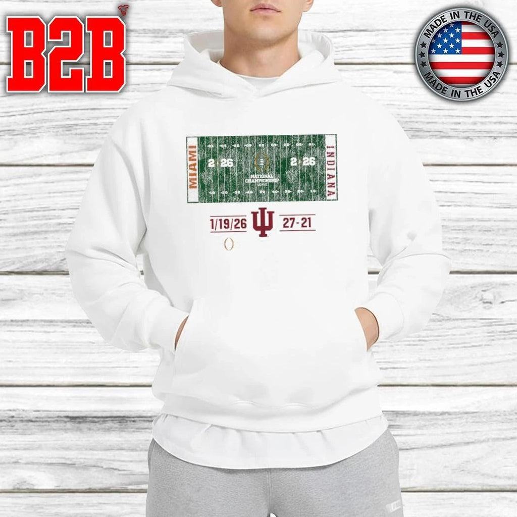 Indiana Football CFP National Champions Field Shirt