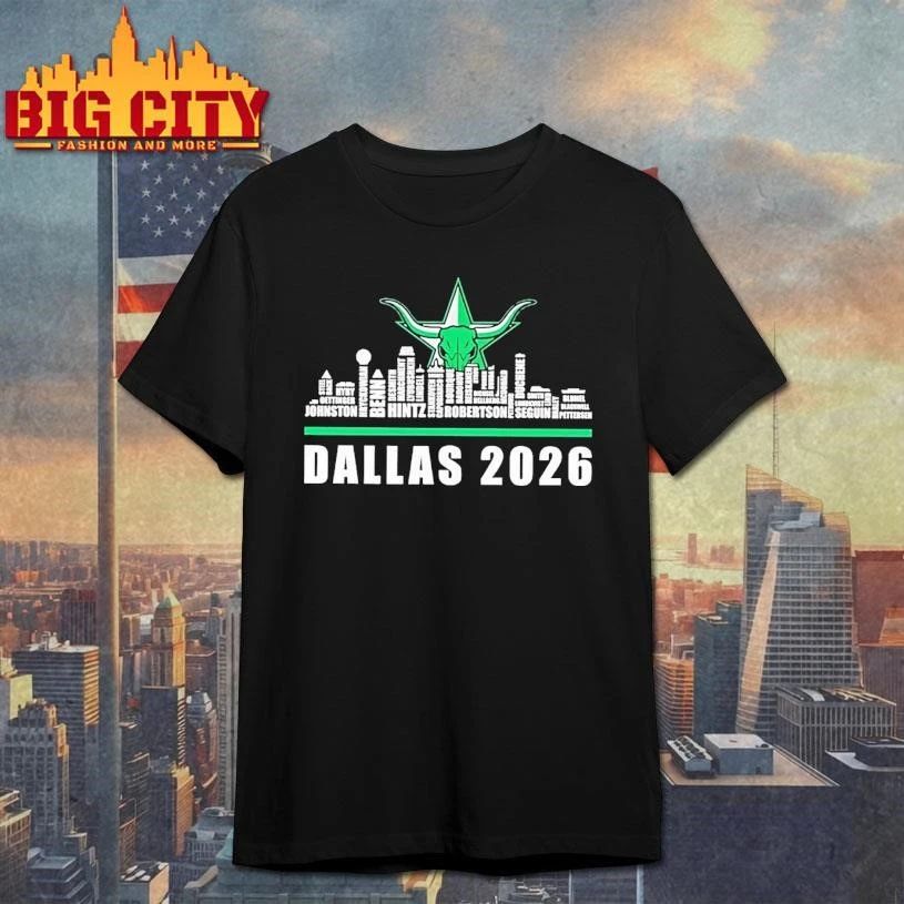 Dallas Stars 2026 City Skyline Graphic Shirt