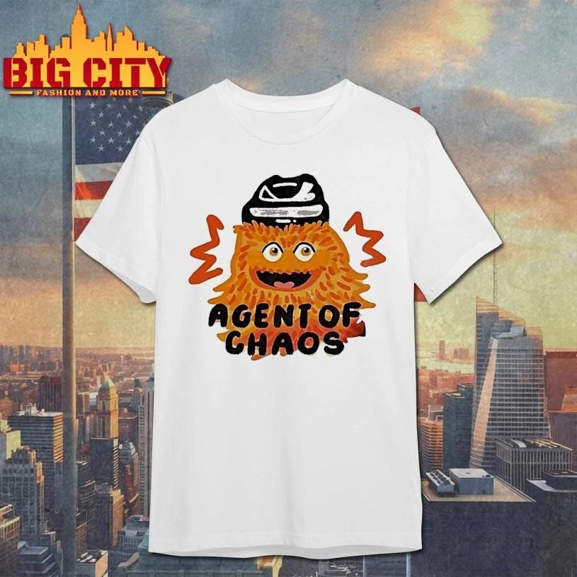 Original Gritty Philadelphia Flyers Mascot Agent Of Chaos Shirt