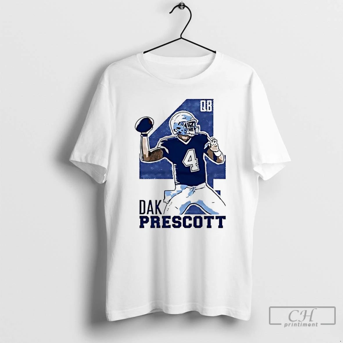 Premium Dak Prescott 4 Dallas Cowboys Qb Player Vintage T Shirts