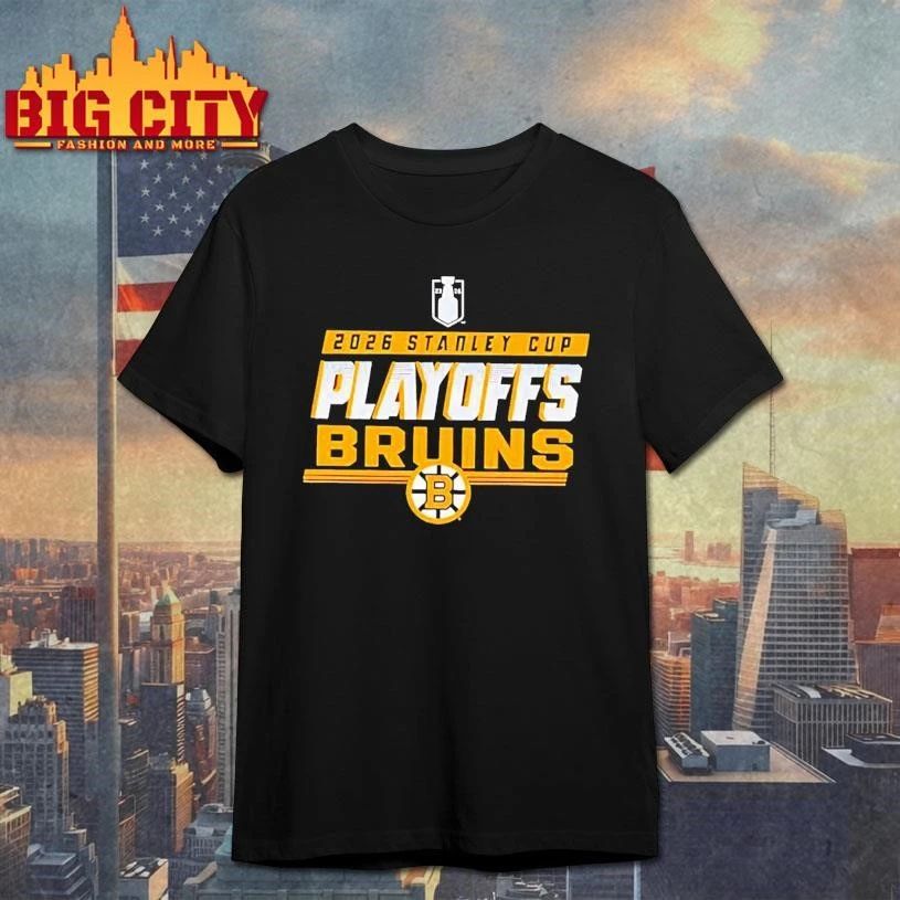 Boston Bruins 2024 NHL Stanley Cup Playoffs 2026 logo retro Shirt