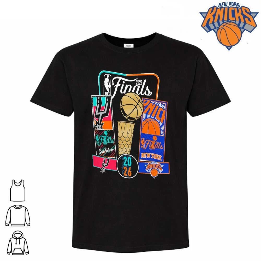 San Antonio Spurs Youth Stadium Essentials 2026 NBA Finals Ticket Matchup Shirt