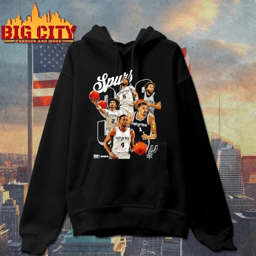 San Antonio Spurs 2026 Playoffs Starting 5 Graphic Shirt