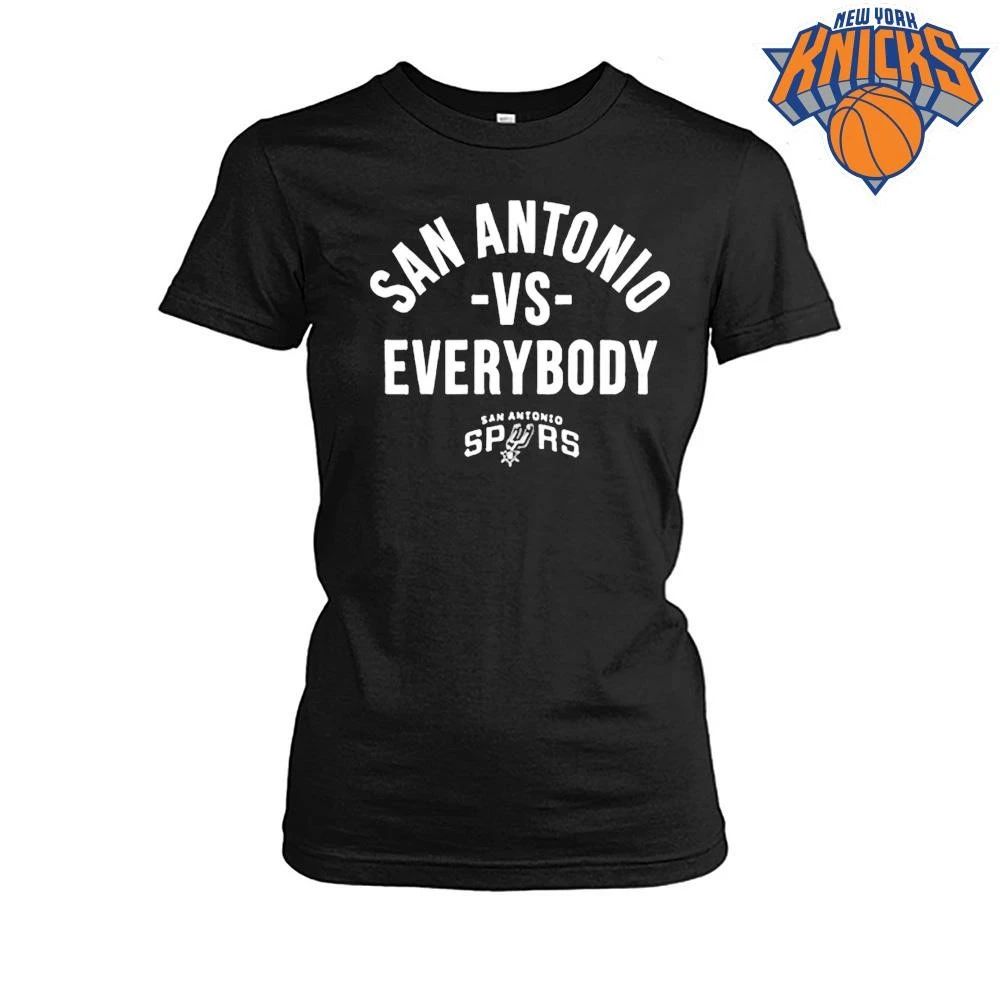 San Antonio Spurs Vs Everybody Black Graphic Style Vintage NBA Finals 2026 Shirt