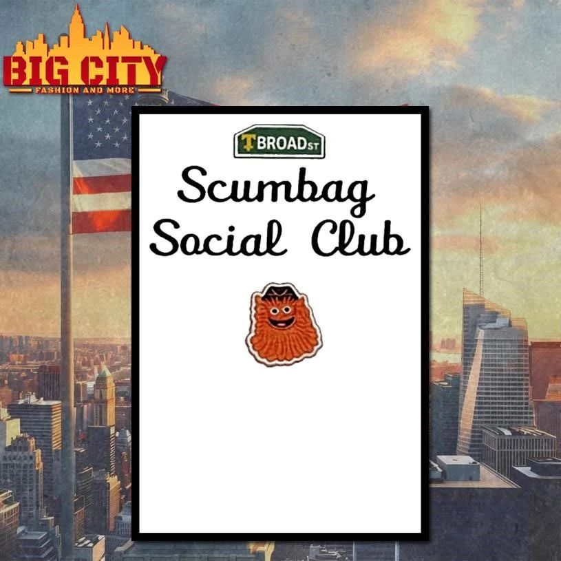 Broad Street Scumbag Social Club Flyer Shirt