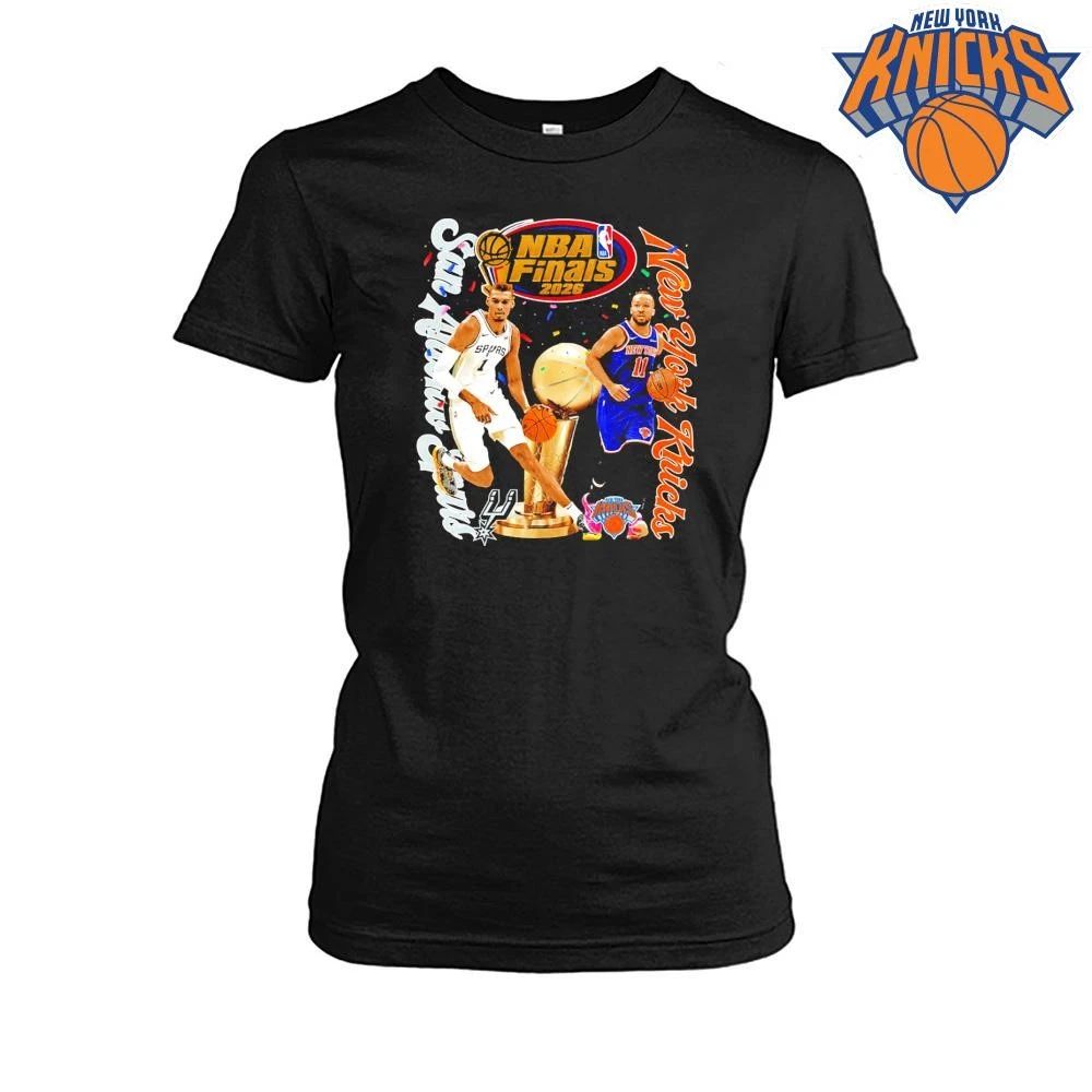Victor Wembanyama Spurs vs Jalen Brunson Knicks NBA Finals 2026 Graphic Shirt