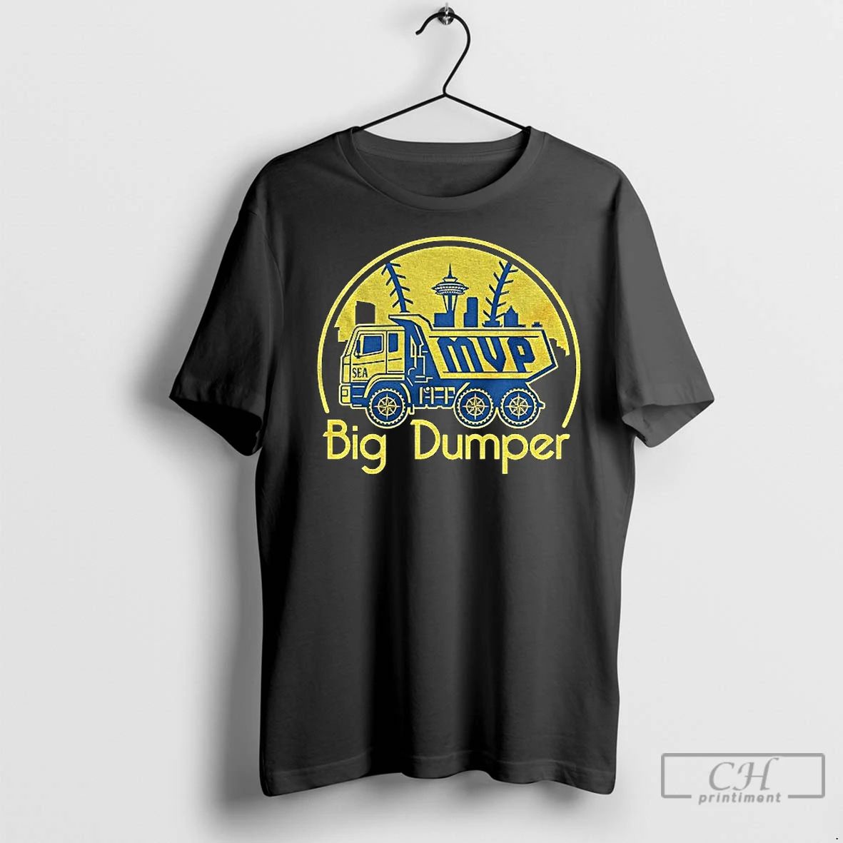 Classic Big Dumper Mvp Trucking Thing Seattle Mariners Mlb Baseball 2025 Logo
