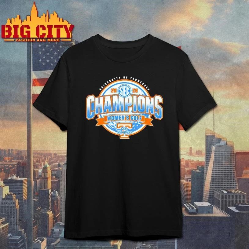 Tennessee Lady Volunteers 2026 Women’s Golf SEC Champions Shirt
