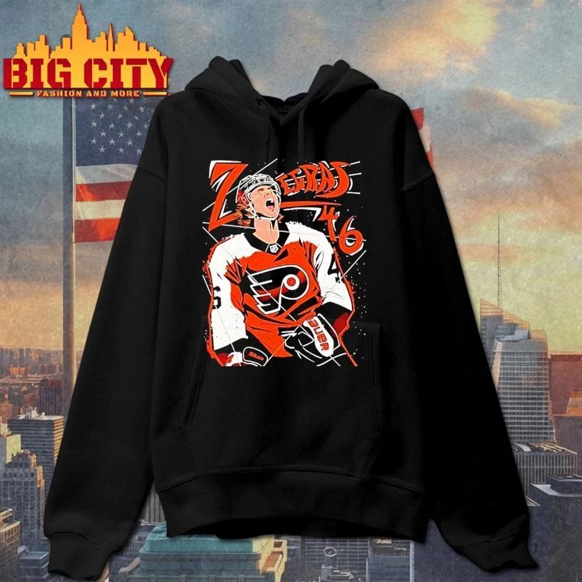 Trevor Zegras Screaming Philadelphia Flyers Shirt