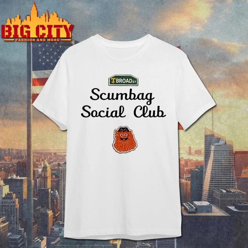Broad Street Scumbag Social Club Flyer Shirt