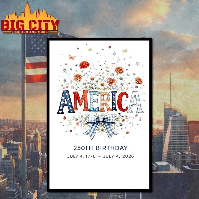 America 250th Birthday 4th Of July 2026 Shirt
