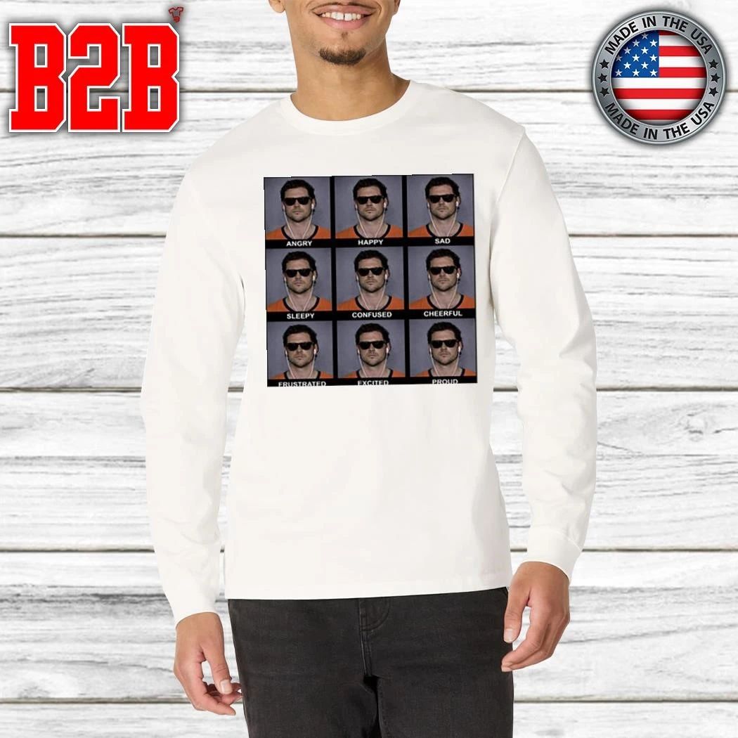 Jarrett Stidham Angry Happy Sad Emoji Shirt