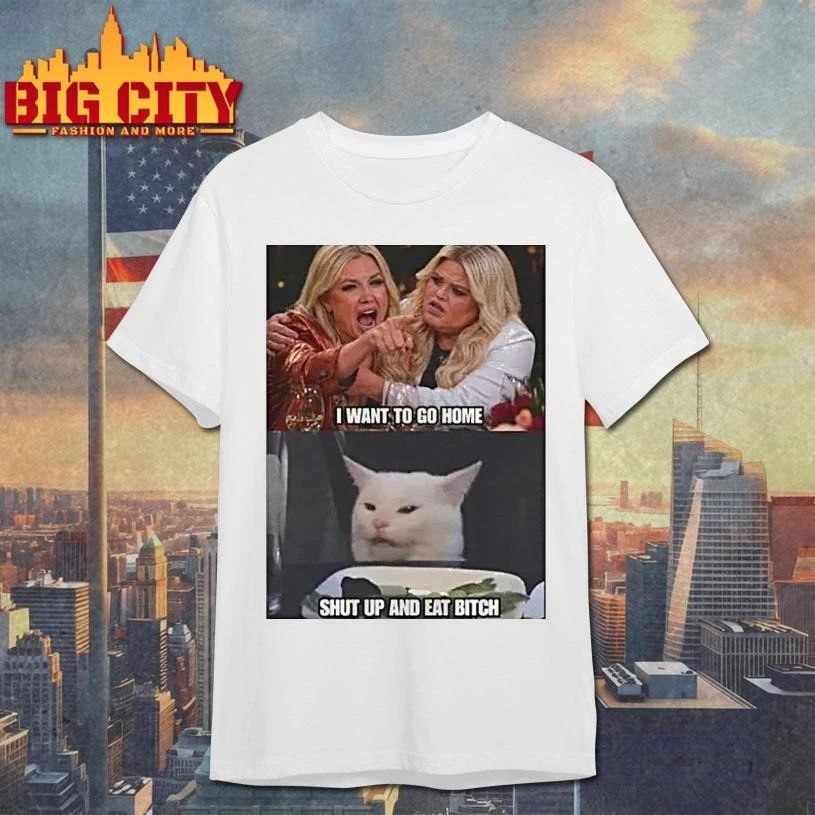 Erika Kirk And Druski I Want To Go Home Smudge The Cat Meme Shirt