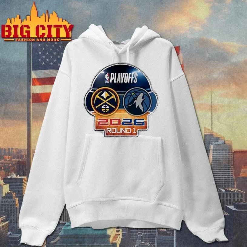 Denver Nuggets vs Minnesota Timberwolves 2026 NBA Playoffs Round 1 Matchup Shirt