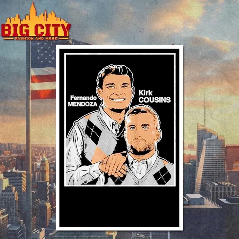 Fernando Mendoza & Kirk Cousins Family Portrait Graphic Shirt