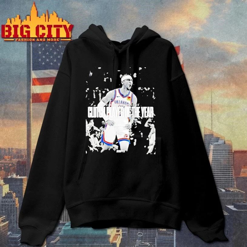 Shai Gilgeous Alexander 2025 26 Clutch Player Of The Year Shirt