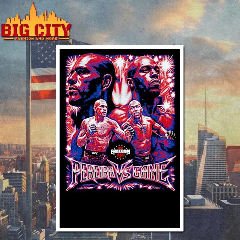 UFC Freedom 250 Alex Pereira Vs. Ciryl Gane Vintage Shirt