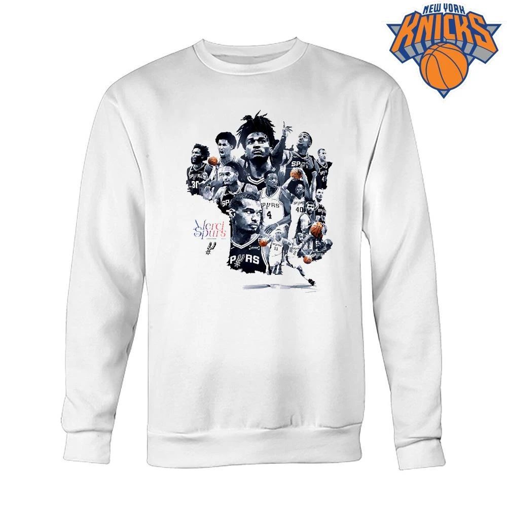 Merci Les Spurs Victor Wembanyama San Antonio NBA 2026 Shirt