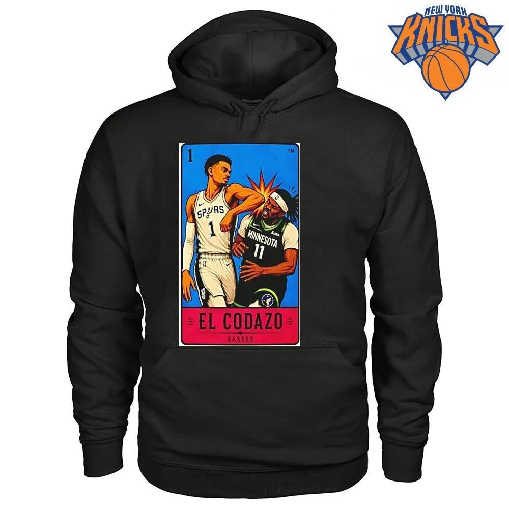 Victor Wembanyama San Antonio Spurs Vs Mike Conley Minnesota Timberwolves El Codazo Card Shirt